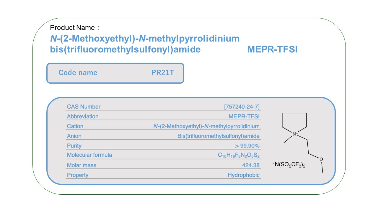 Product Name PR21T   MEPR-TFSI